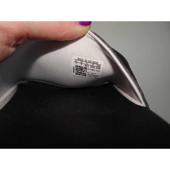 Adidas Unisex-Adult Adilette Slide Sandal 7M/8W Black/White/White - Picture 6 of 6